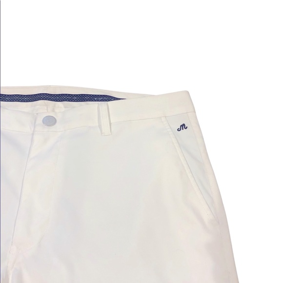 Maide x Bonobos straight leg golf white pants 34 x 36 - Picture 4 of 8